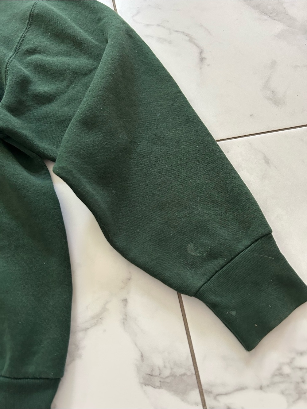Vintage Pine Green 'Songs of Winter’ Songbirds Nature 90’s Crewneck Sweatshirt - Picture 8 of 8